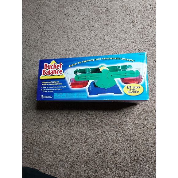 Learning Resources Bucket Balance Teaching Scale Science Math Class homeschool - Picture 2 of 6